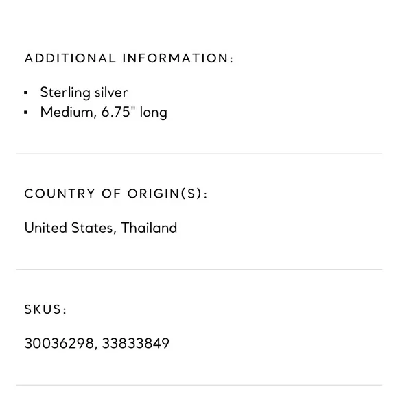 Tiffany & Co. Silver Infinity Chain Bracelet - Picture 6 of 6